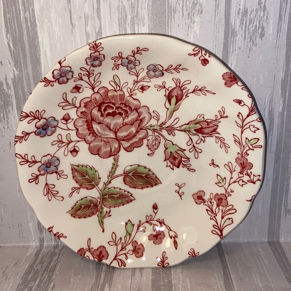 Johnson Brothers Rose Chintz Pink Saucer 5.5” - Picture 1 of 4